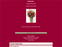Tablet Screenshot of barbarascustomfloral.com